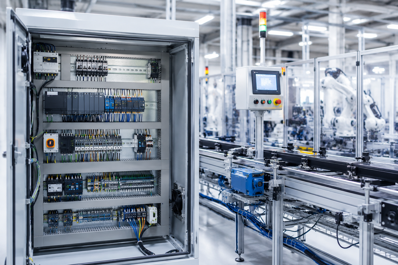 Industrial manufacturing automation