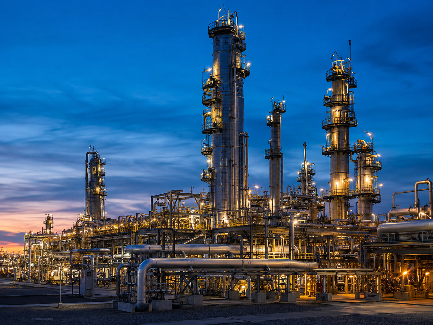 Oil and gas refinery